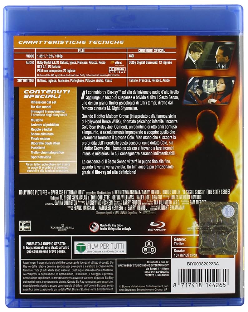 The Sixth Sense - Il Sesto Senso: Amazon.ca: Bruce Willis